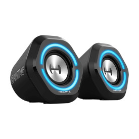 Тонколони EDIFIER G1000, 2.0 стерео, Bluetooth 5.3, USB, AUX, RGB подсветка, 2x2.5W, Black