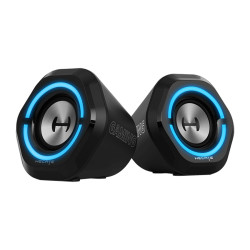 Тонколони EDIFIER G1000, 2.0 стерео, Bluetooth 5.3, USB, AUX, RGB подсветка, 2x2.5W, Black