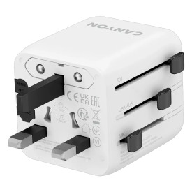 Универсален адаптер CANYON Universal Travel Adapter OnTour One, White