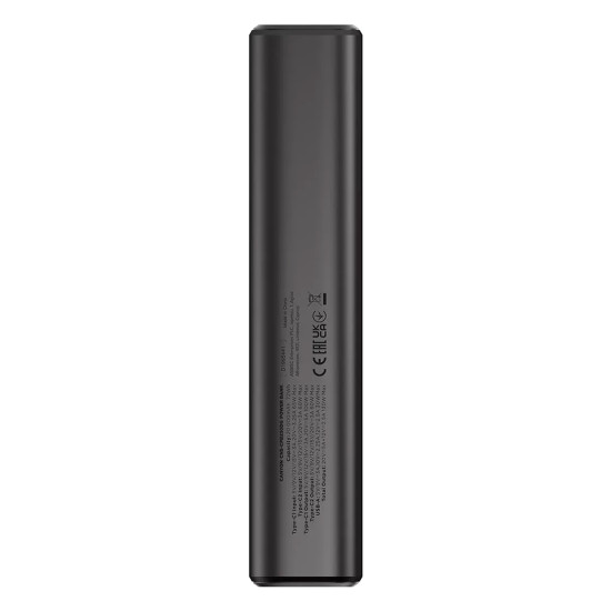 Външна батерия Canyon OnPower 230, USB-C Power Bank, 20000mAh, PD 130W, TFT дисплей, Dark Grey