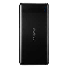 Външна батерия CANYON PB-107, 10000 mAh, PD, QC 3.0, 18W, USB-A, USB-C, Micro USB, Black