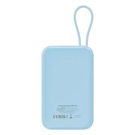 Външна батерия Canyon CNS-CPB101BL, USB-C Power Bank, 10000mAh, QC 3.0, PD 22.5W, Blue