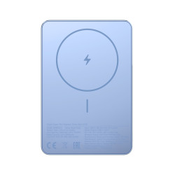 Външна батерия Xiaomi Super Slim Magnetic Power Bank, 5000 mAh, Blue