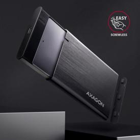 Външна кутия за диск AXAGON EE25-A6C, USB-C 3.2, SATA 6G, 2.5 инча SSD/HDD
