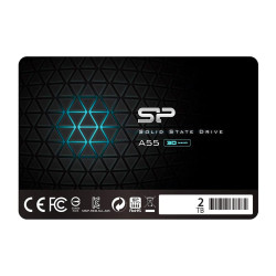 Вътрешен SSD диск Silicon Power Ace A55, 2 TB, 2.5 инча, SATA III, до 560 MB/s четене, до 530 MB/s запис, Blue