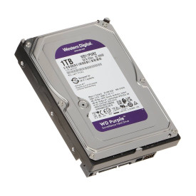 Вътрешен твърд диск Western Digital, 3.5 инча, 1 TB, 64 MB кеш, 5400 RPM, SATA 6 Gb/s, Purple