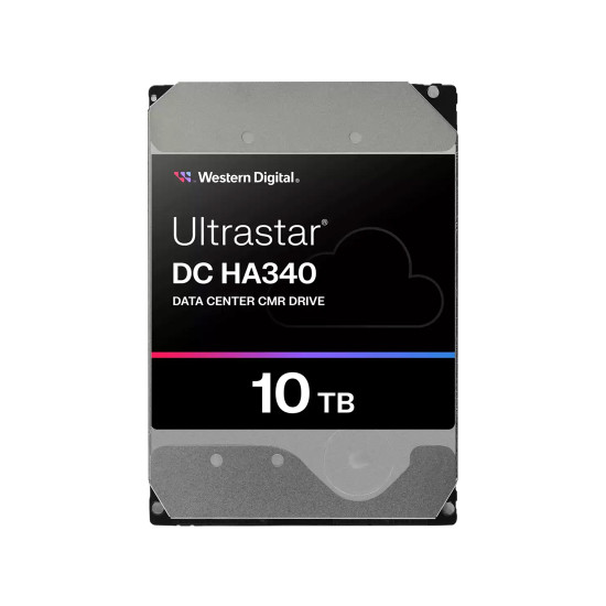 Вътрешен твърд диск Western Digital Ultrastar DC HA340, 10TB, 7200RPM, 256MB кеш, SATA III, 3.5", WUS721210BLE6L4