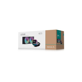 Водно охлаждане DeepCool LP240 BK ARGB All-in-One Liquid CPU Cooler - 120mm Fans - Black