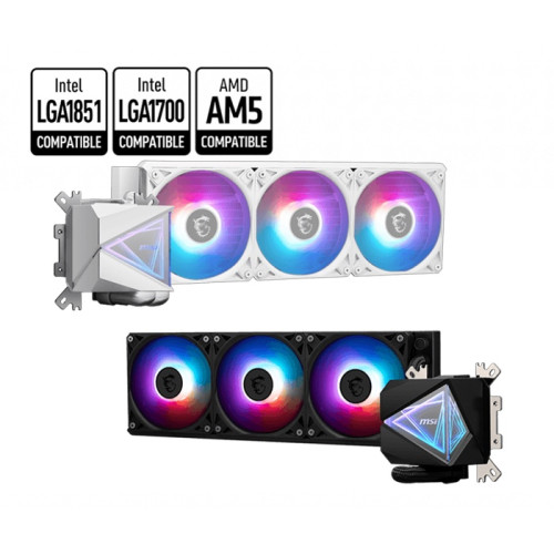 Водно охлаждане за процесор MSI MAG CORELIQUID I360, 3x 120mm