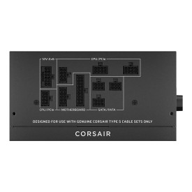 Захранване CORSAIR RM750x SHIFT, 750 W, ATX 3.1, PCIe 5.1, Cybenetics Gold
