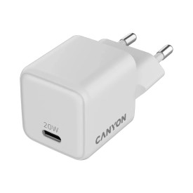 Зарядно CANYON CU20C GaN, 20W, 1xPD, EU, White
