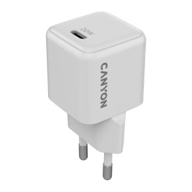 Зарядно CANYON CU20C GaN, 20W, 1xPD, EU, White