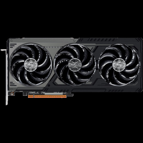 Видеокарта ASROCK AMD Radeon RX 9070 XT Steel Legend Dark, 16GB GDDR6, 256-bit, 3x DisplayPort 2.1a, 1x HDMI 2.1b