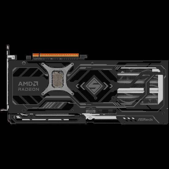 Видеокарта ASROCK AMD Radeon RX 9070 XT Steel Legend Dark, 16GB GDDR6, 256-bit, 3x DisplayPort 2.1a, 1x HDMI 2.1b