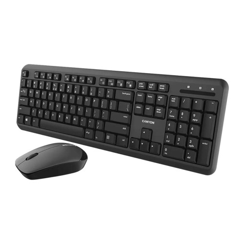 Безжична клавиатура CANYON SET-W20,Black