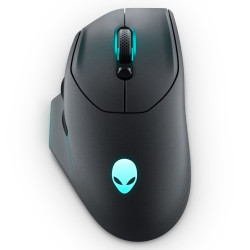 Безжична мишка Alienware Wireless Gaming Mouse, AW620M, Dark Side of the Moon