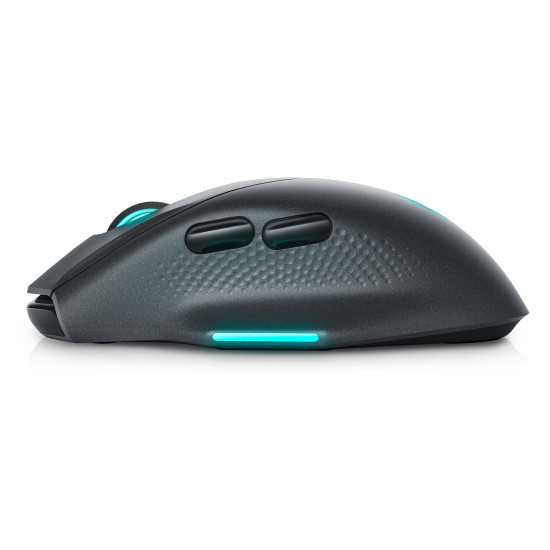 Безжична мишка Alienware Wireless Gaming Mouse, AW620M, Dark Side of the Moon