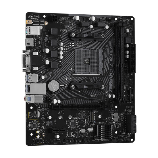 Дънна платка ASRock B550, ATX, AM4, 2x DDR4, 1x PCIe x16