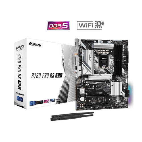 Дънна платка ASRock B760, ATX, LGA1700, 4x DDR5