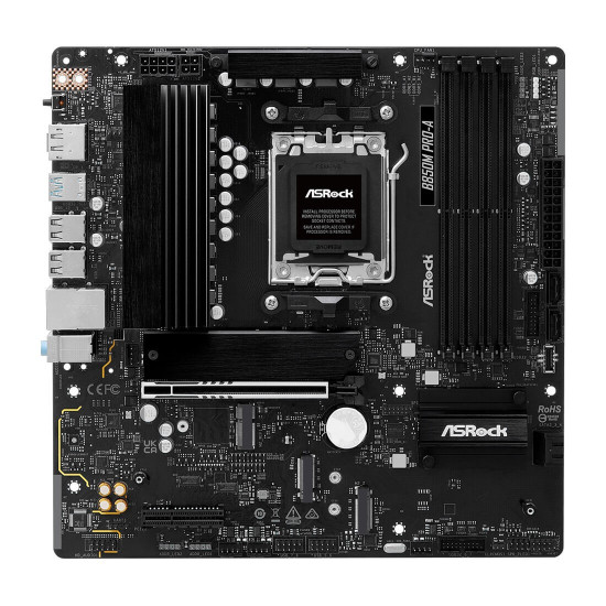 Дънна платка ASRock B850M PRO-A, AMD AM5, 4xDDR5