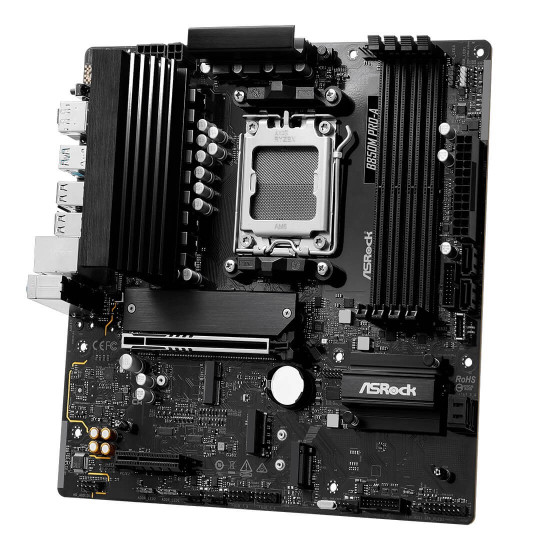 Дънна платка ASRock B850M PRO-A, AMD AM5, 4xDDR5