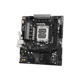 Дънна платка ASRock H810M-H, LGA1851, mATX, DDR5, PCIe 4.0, HDMI, Hyper M.2, USB 3.2, RGB