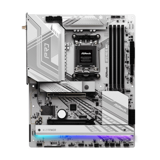 Дънна платка ASRock X870 Pro RS Wi-Fi, AM5, 4x DDR5, 1x PCIe 5.0 x16
