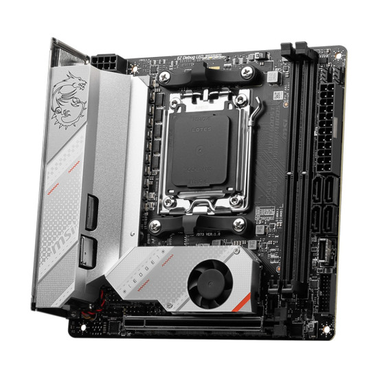 Дънна платка MSI MPG B650I EDGE WIFI, m-ITX, Socket AM5, Dual Channel DDR5, 1x PCIe x16