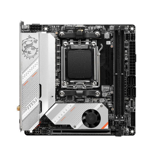 Дънна платка MSI MPG B650I EDGE WIFI, m-ITX, Socket AM5, Dual Channel DDR5, 1x PCIe x16