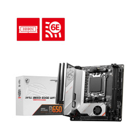 Дънна платка MSI MPG B650I EDGE WIFI, m-ITX, Socket AM5, Dual Channel DDR5, 1x PCIe x16