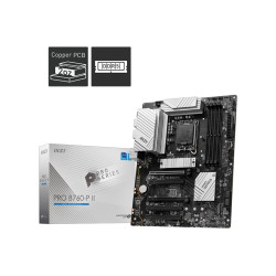 Дънна платка MSI PRO B760-P II, ATX, LGA 1700, 4x DDR5, 5x PCIe x16