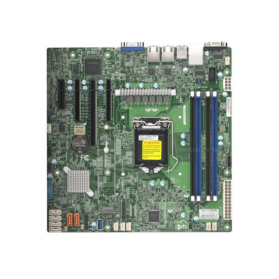 Дънна платка Supermicro MBD-X12STL-F-O, microATX, Single Socket LGA-1200, 1 PCIe 4.0 x8