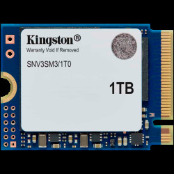 Вътрешен SSD диск Kingston NV3, 1 TB, M.2 2230, PCIe 4.0 NVMe, до 6000 MB/s четене, до 4000 MB/s запис