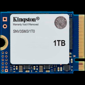 Вътрешен SSD диск Kingston NV3, 1 TB, M.2 2230, PCIe 4.0 NVMe, до 6000 MB/s четене, до 4000 MB/s запис
