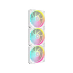 Комплект вентилатори Corsair LX120 RGB 120mm PWM, White – Triple Pack с iCUE LINK Hub