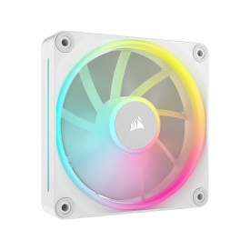 Комплект вентилатори Corsair LX120 RGB 120mm PWM, White – Triple Pack с iCUE LINK Hub