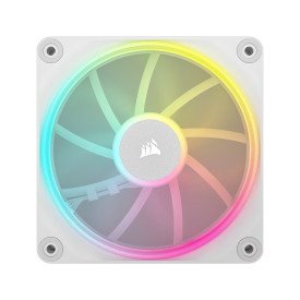 Комплект вентилатори Corsair LX120 RGB 120mm PWM, White – Triple Pack с iCUE LINK Hub