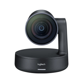Конферентна система Logitech Rally Plus, 4K Ultra HD, USB/HDMI, 15x zoom, 2 Speakers, Microphone, Teams/Zoom сертифицирана, Graphite