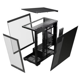 Кутия за компютър Corsair 3500X, Mid-Tower, ATX, Tempered Glass, Black