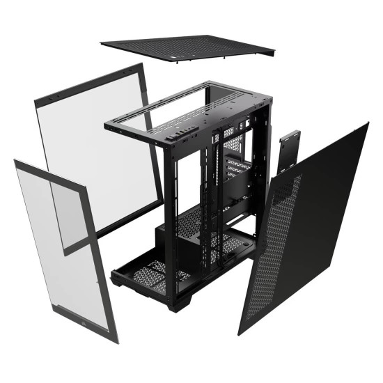 Кутия за компютър Corsair 3500X, Mid-Tower, ATX, Tempered Glass, Black