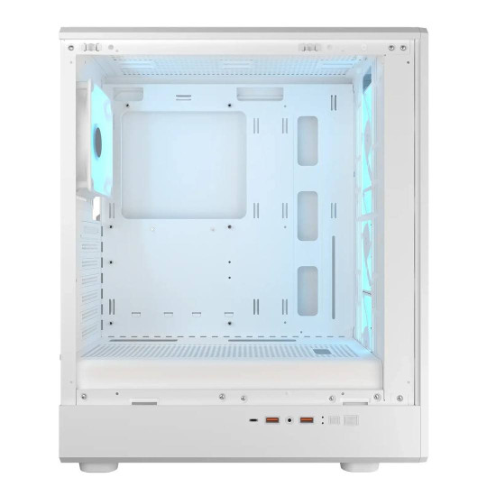 Кутия за компютър COUGAR AIRFACE PURE PRO, Mid Tower, White