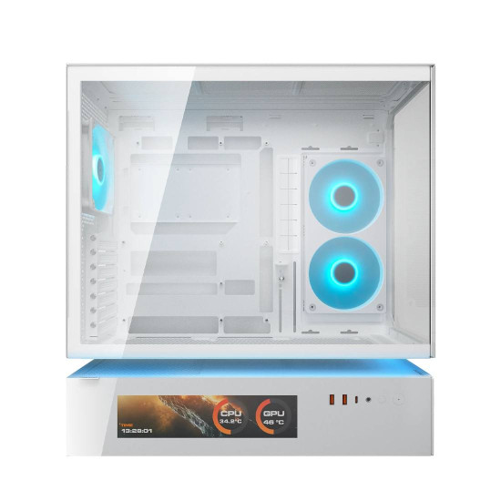 Кутия за компютър COUGAR CFV235 Vision, Mid Tower, White