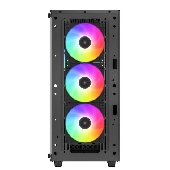 Кутия за компютър DeepCool CC560 ARGB V2, Mid Tower, Mini-ITX/Micro-ATX/ATX, 1 x USB 3.0, 1 x USB 2.0, 1 x Audio