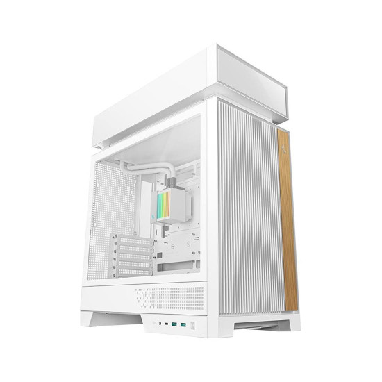 Кутия за компютър DeepCool CL660, Mid Tower, 2 x USB 3.0, 1 x USB Type-C, 1 x Audio, White