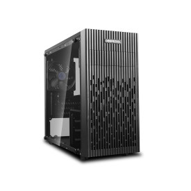 Кутия за компютър DeepCool MATREXX 30, Mini Tower, 1 x USB 2.0, 1 x USB 3.0, 1 x Audio, 1 x Mic, закалено стъкло, мрежест панел