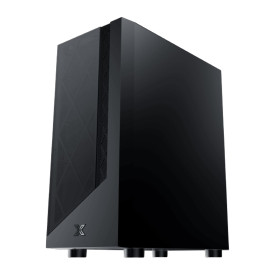 Кутия за компютър Xigmatek Duke EN49158, ATX/M-ATX/Mini ITX, USB3.0x1 + 2.0x2, Meshed + TG Frontpanel, Left TG, Front 4PCS x 24F Fan