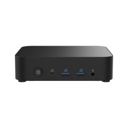 Мини компютър ASUS NUC 14 Essential, Intel N150, 3.6GHz, 6MB кеш, Intel UHD Graphics, DDR5 SO-DIMM, до 16GB, M.2 SSD, HDMI 2.1, DisplayPort 1.4, USB 3.2 Gen2, Wi-Fi 6E, Bluetooth 5.2, Free DOS, 90AR00M2-M000F0