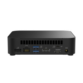 Мини компютър ASUS NUC 14 Essential, Intel N150, 3.6GHz, 6MB кеш, Intel UHD Graphics, DDR5 SO-DIMM, до 16GB, M.2 SSD, HDMI 2.1, DisplayPort 1.4, USB 3.2 Gen2, Wi-Fi 6E, Bluetooth 5.2, Free DOS, 90AR00M2-M000F0