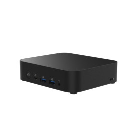 Мини компютър ASUS NUC 14 Essential, Intel N150, 3.6GHz, 6MB кеш, Intel UHD Graphics, DDR5 SO-DIMM, до 16GB, M.2 SSD, HDMI 2.1, DisplayPort 1.4, USB 3.2 Gen2, Wi-Fi 6E, Bluetooth 5.2, Free DOS, 90AR00M2-M000F0