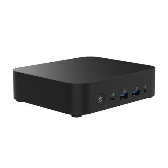 Мини компютър ASUS NUC 14 Essential, Intel N150, 3.6GHz, 6MB кеш, Intel UHD Graphics, DDR5 SO-DIMM, до 16GB, M.2 SSD, HDMI 2.1, DisplayPort 1.4, USB 3.2 Gen2, Wi-Fi 6E, Bluetooth 5.2, Free DOS, 90AR00M2-M000F0